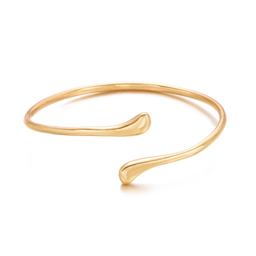 Cross Multi-layer Intersecting Metal Arm Bracelet - European American Style