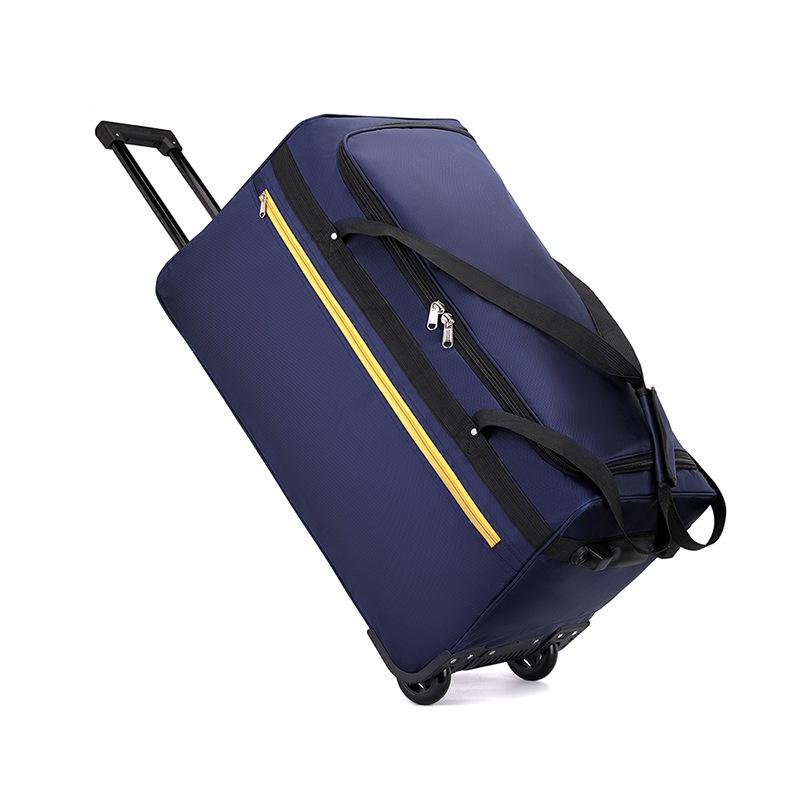 

Складная дорожная сумка Портативная дорожная сумка, сумка-тележка, дорожная сумка на колесах для улицы, спортивная сумка, сумка для хранения одежды, большая плечевая и на спину синий