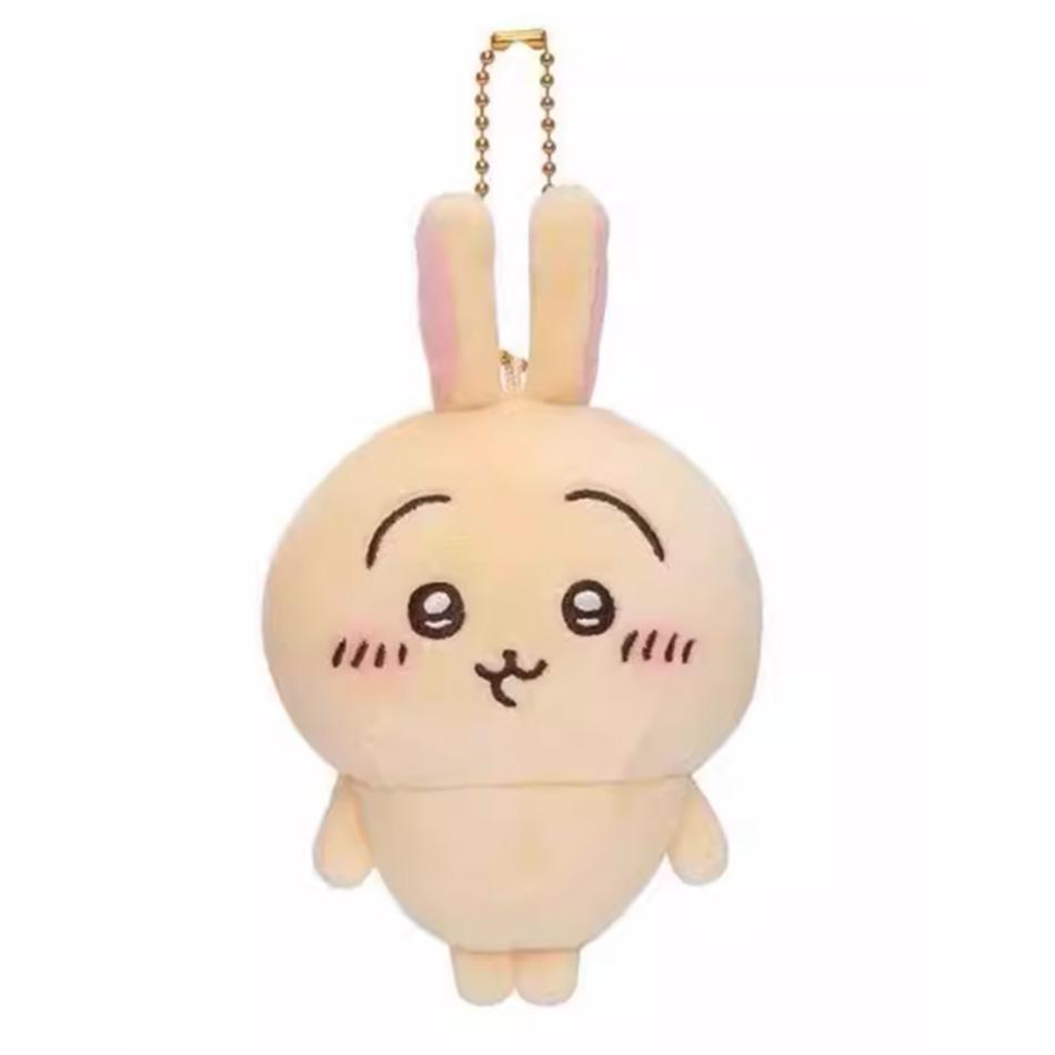 Chiikawa Anime 10cm Plush Doll Kawaii Usachi Keychain Cute Hachiware Stuffed Pendent Backpack Ornament Anime Toy Gift