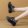 Small Thick Soles Increase In Height New Summer Models Hollow Thick Soles Daddy Breathable Casual Sports Sandals Tide