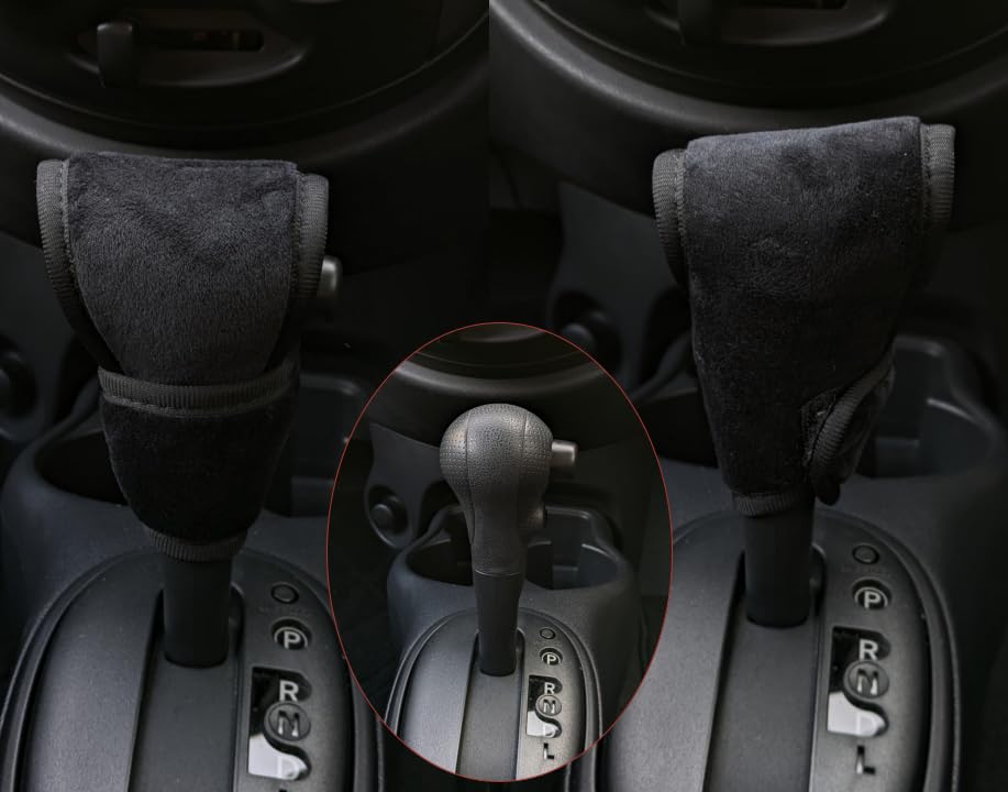 Shift Lever Cover for Kei Cars Manual Universal Nylon Brushed Sporty Saariselkä Knob/Shift (Light Vehicles), Transmission/Automatic Transmission, Fit,