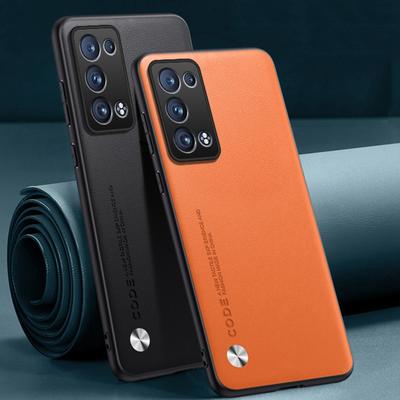 Luksusowe etui ze skóry PU do OPPO Reno 6 Pro 5G Tylna obudowa silikonowa pełna ochrona etui na telefon do OPPO Reno 6 Pro Plus Reno6 Pro+