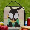 P-chan Ranma 1/2 Meal Tote For Girls  Graphic Design Lunch Box Retro Picnic Cooler Bag Compact Oxford Tote Food Bags