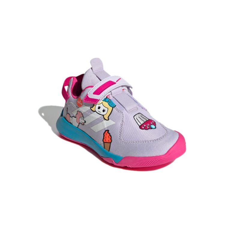 adidas Activeplay Cleofus Atmungsaktive Niedrige Kinder Laufschuhe Lila Pink Kinder im Alter von 3 7 Jahren FX9603