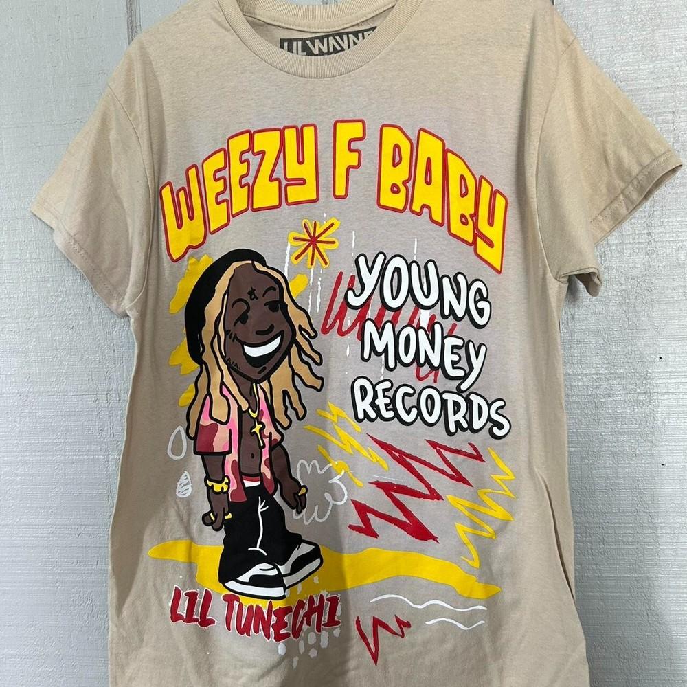 Remake Lil Wayne Young Money Records rap short sleeve sand color shirt KV33712 Unisex T-Shirt XXXXL