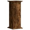 VidaXL Support pour plantes chêne fumé 33x33x80 cm bois d'ingénierie 852973
