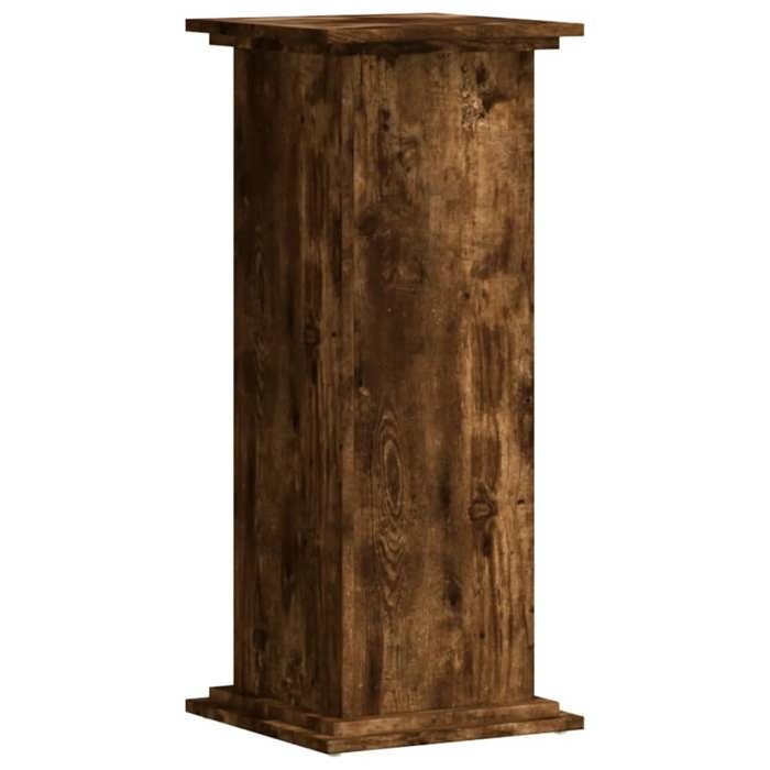 VidaXL Support pour plantes chêne fumé 33x33x80 cm bois d'ingénierie 852973
