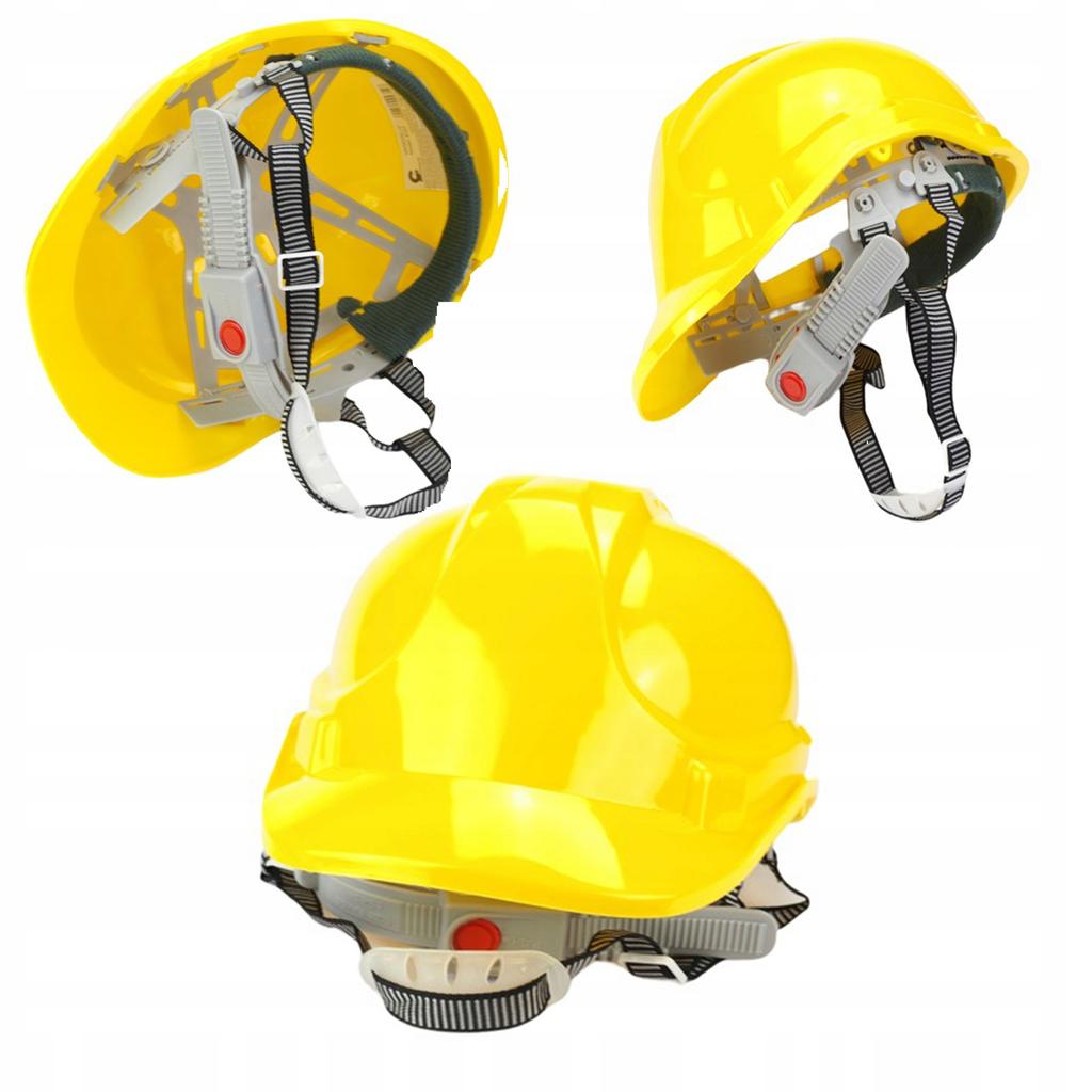 Kask Ochronny Żółty