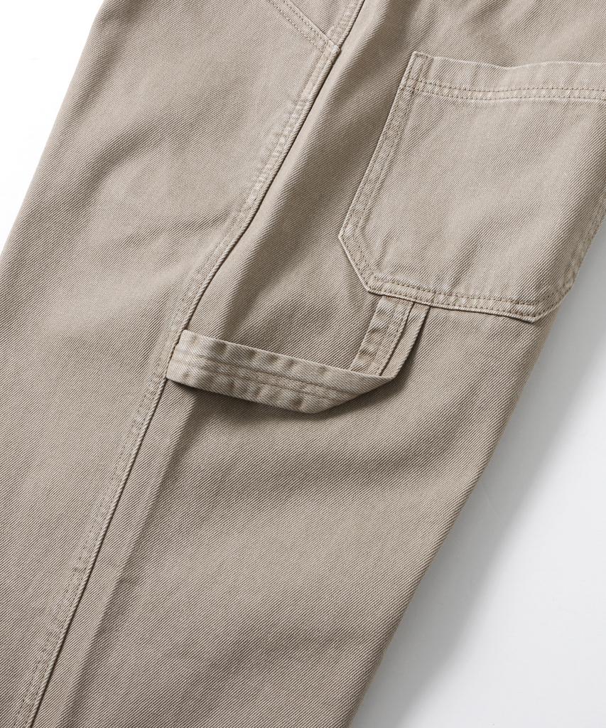 UCLA Unisex Preppy Wide Hammerloop Denim Pants [Beige](Ub8Dp02_25)