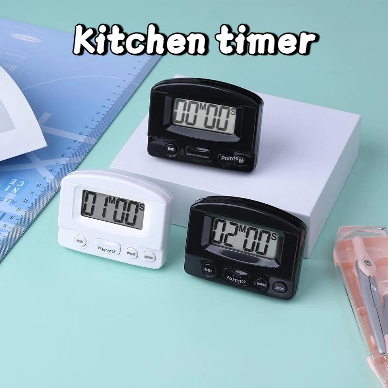 Digital Count Up & Down Timer LCD Display Easy Operation Buttons for Cooking Baking Study Sports Training Timing