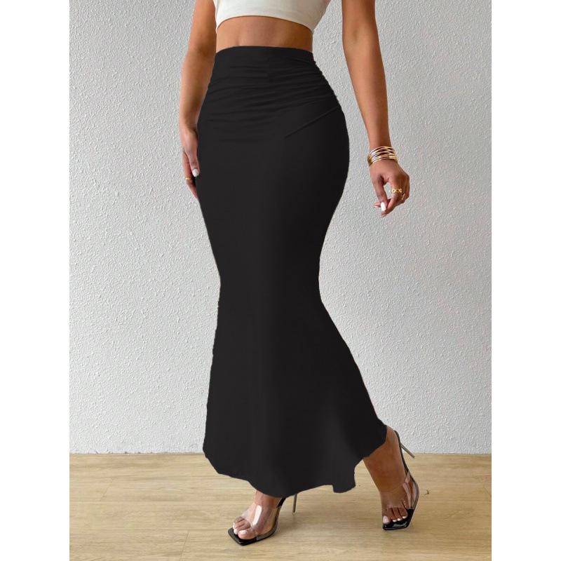 High Waist Zebra Print Fishtail Skirt - Fashionable European & American Women's Clothing, 2025 Edition