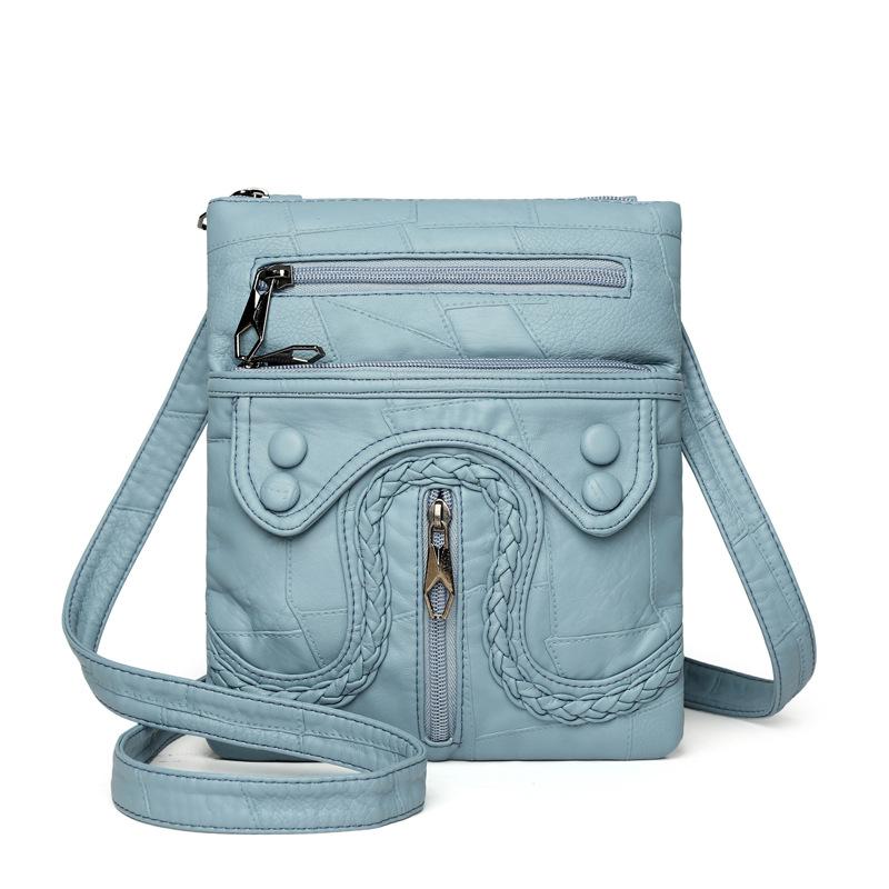 Women's Soft Leather Coin Purse Crossbody Bag