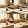 Curved Faceted Air‑Ball Perfume Bottle Glass Empty Perfume Container  Gift Giving
