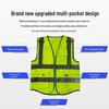 Reflective Multi-Pocket Safety Vest with Logo Option - Fluorescent Construction Gear