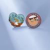 Funny Be The Person That Your Dog Heart Enamel Brooches As Slow As Possible Sloth Pins Letter Animal Design Badge