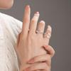 Elegant Adjustable Vintage Ring for Women - Luxurious Non-Fading Design