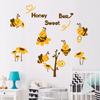 Sunflower Bee Wall Sticker PVC Self-adhesive Wall Sticker Can Be Removed