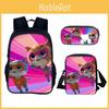 Školní batohový set Superkitties z nylonového materiálu pro základní školy