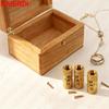 NAIERDI 4 Pieces 8-14mm Hidden Brass Barrel Hinges 180 Degree Opening Angle Concealed Furniture Hinges for DIY Jewelry Box Hand