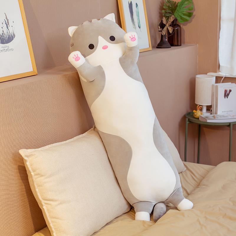 70/90/120CM Cartoon Animal Dinosaur Unicorn Cat Plush Toys Stuffed Soft Long Sleeping Pillow Dolls  Birthday Gift
