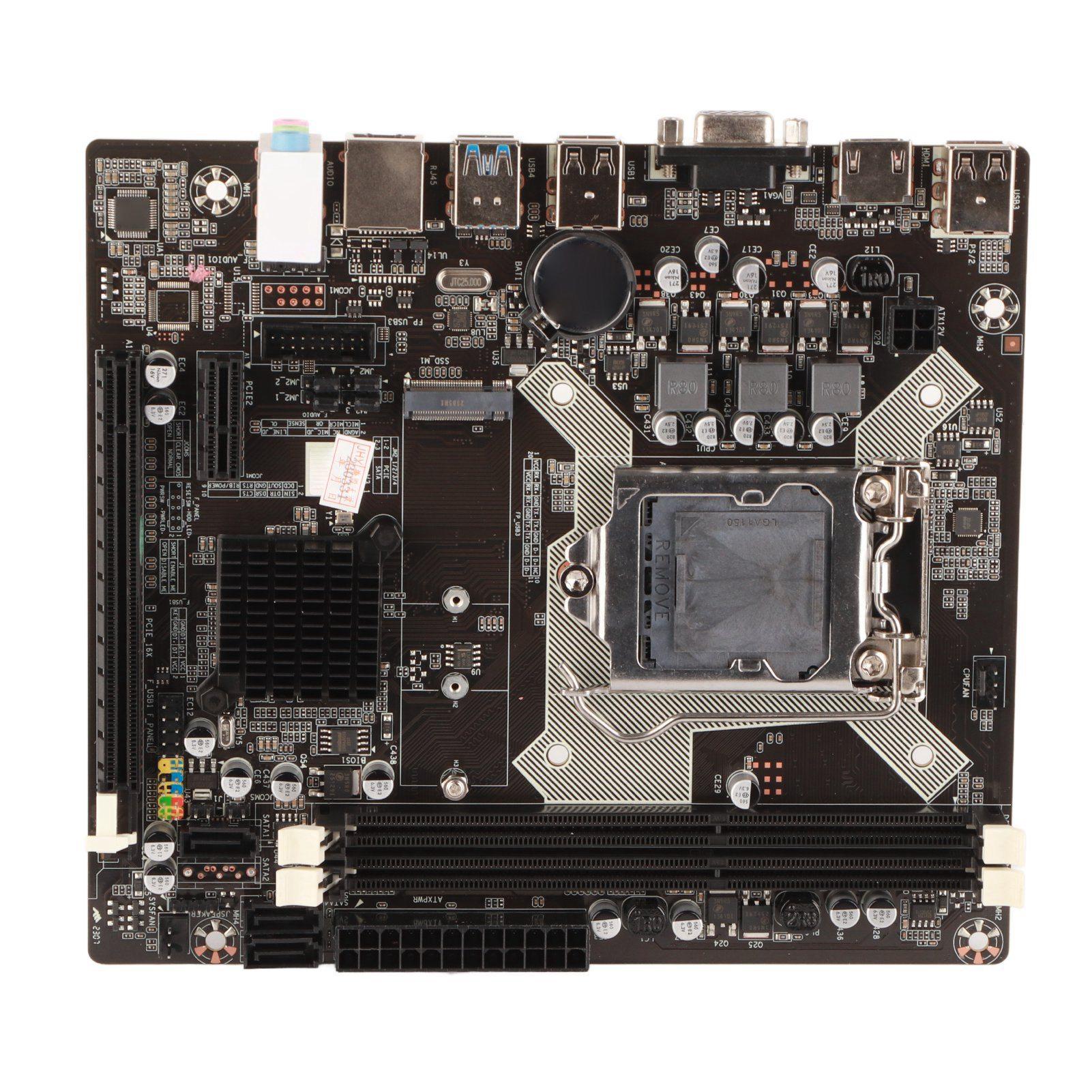 

Материнська плата H81 LAG1150 DDR3 з підтримкою HDMI SATA 2.0 USB 2.0, подвійний вихід VGA+HDMI