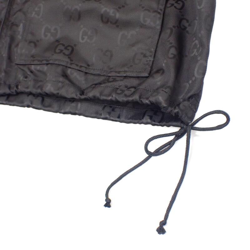 Gucci 631105 ZAEBN 1000 Parker Black Nylon Mens