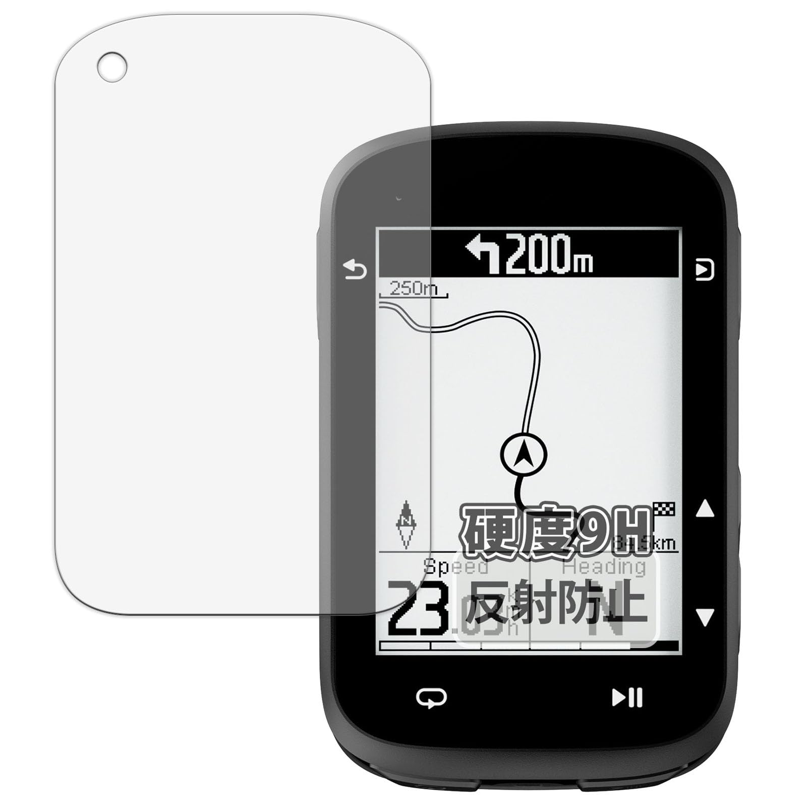 

Film for COOSPO CS500 Cycle Protective Glass Film Made in Japan Kayo&Karin Computer, (Ultra-Thin Fiber), Anti-Reflective,