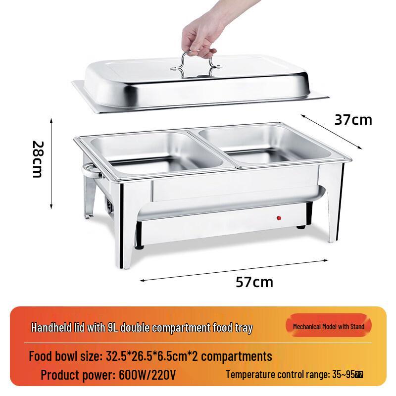 Yunduo Electric Stainless Steel Buffet Food Warmer