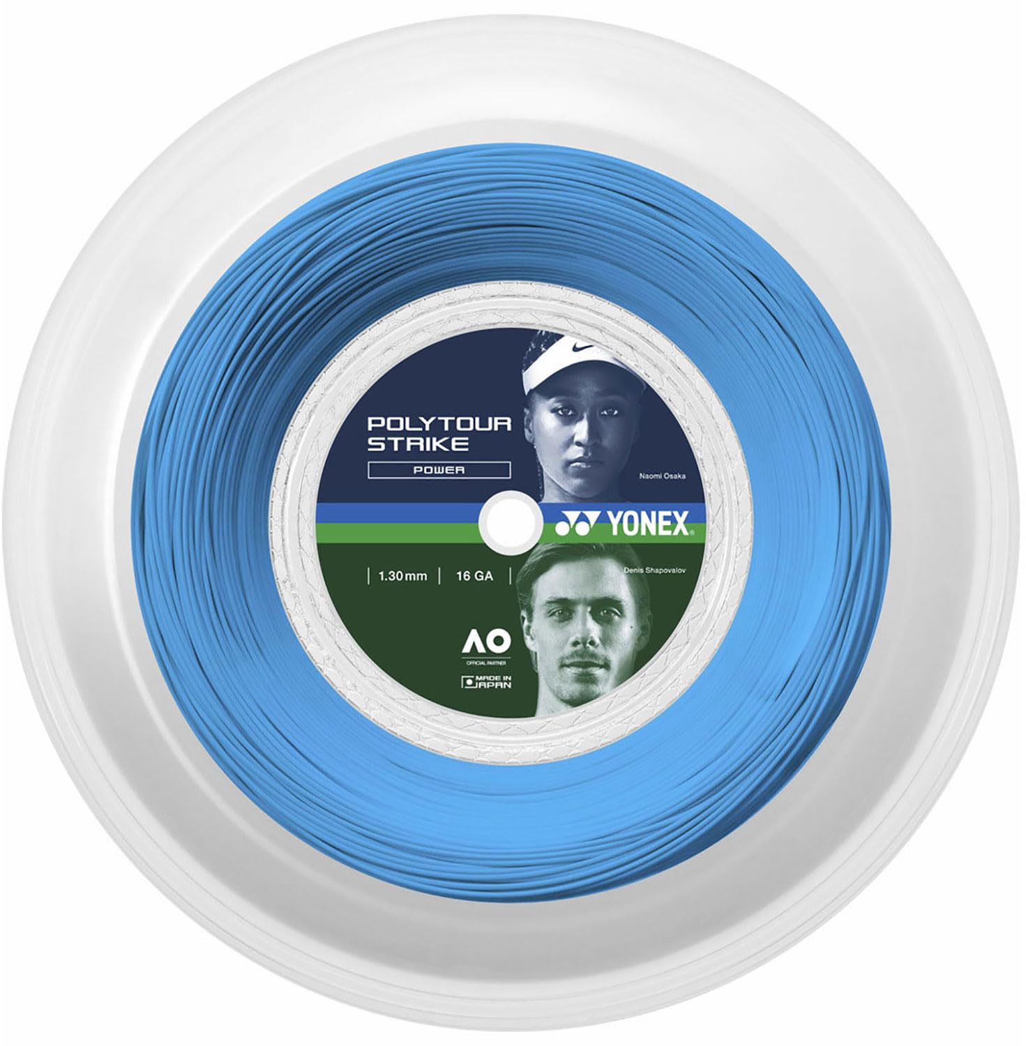 YONEX Poly Tour Strike 130 200m PTST130R2 tennis string blue
