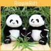 Süßes Realistisches Riesiger Panda Plüschtier 35cm Weiches Schwarz-Weiß Stofftier Geschenk