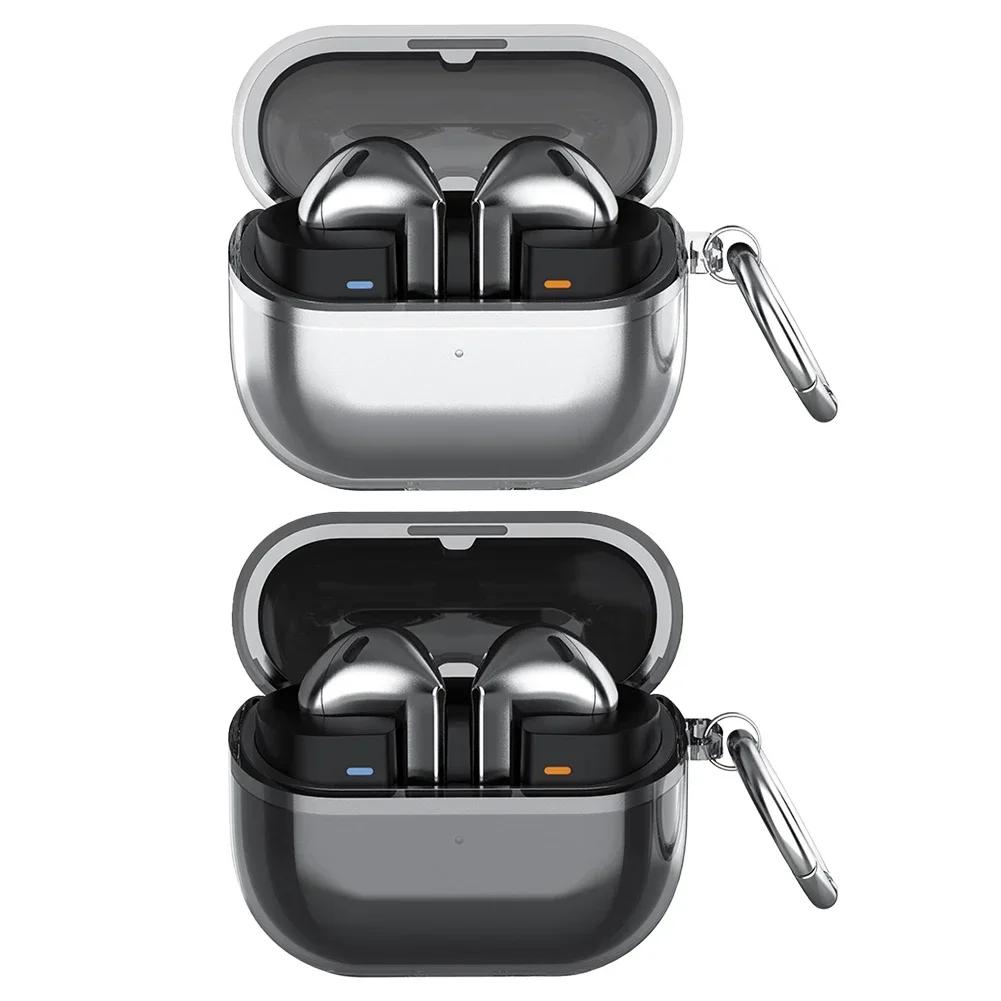 Clear Protective Silicone Case for Samsung Buds 33 Pro Convenient Charging and Functionality Reliable Protection