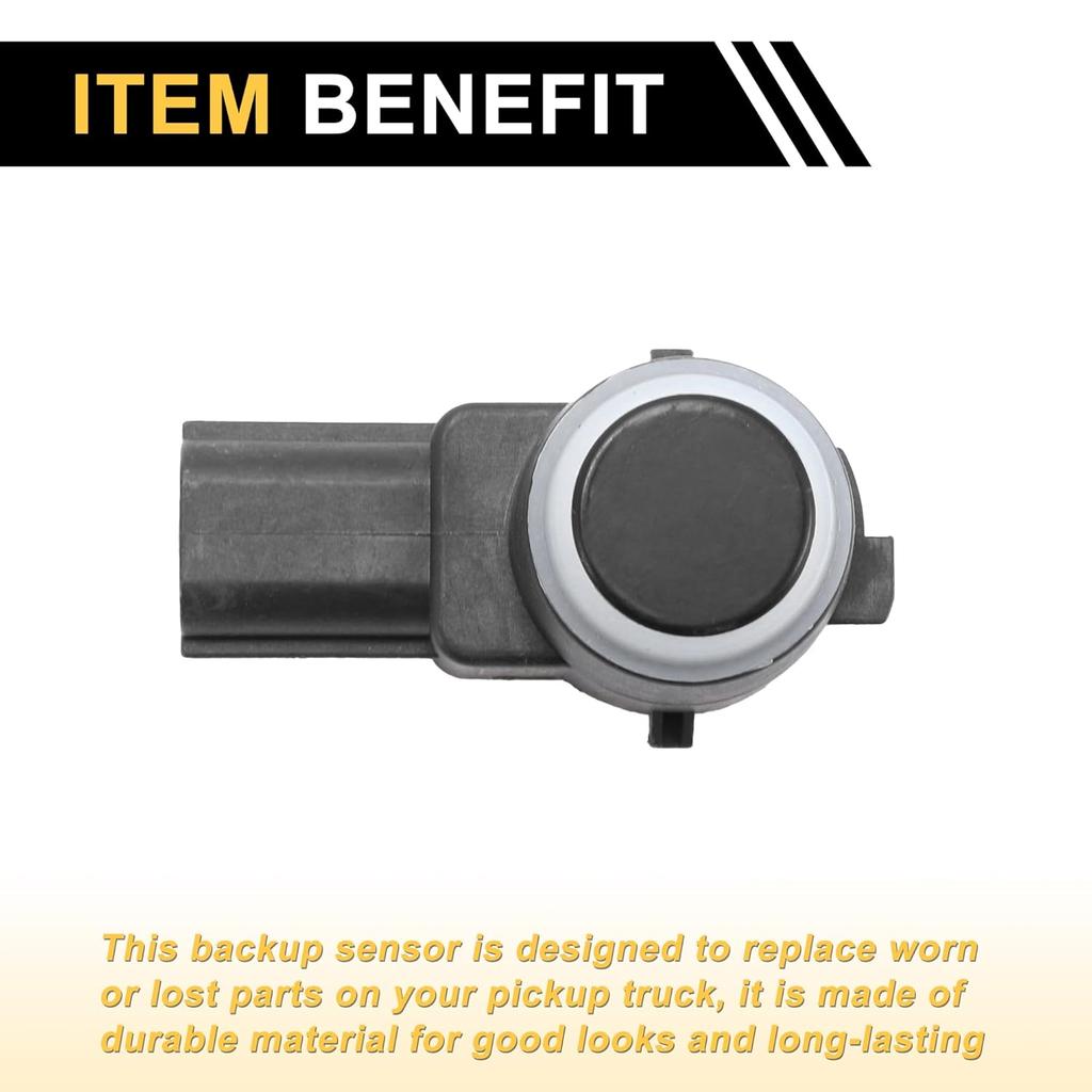 4 Pcs Bumper Backup Parking Sensor for Ram 1500 2500 3500 2011-2017 Reverse Parking Assist Sensor No.1EW63AXRAA/1EW63TZZAA Black