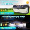 Solar Outdoor Lights, 4000LM 388 LEDs Motion Sensor Solar Powered Outdoor Light, IP65 Waterproof Exterior Flood Security Lights with 270° Wide Angle
