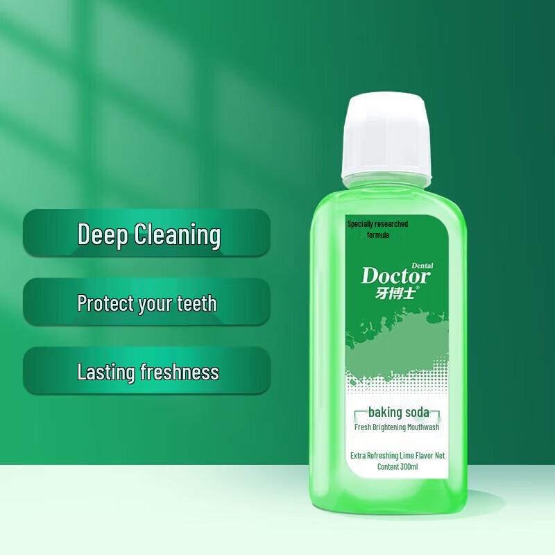 Dr. Ya Baking Soda Fresh Brightening Mouthwash (4 x 300ml)
