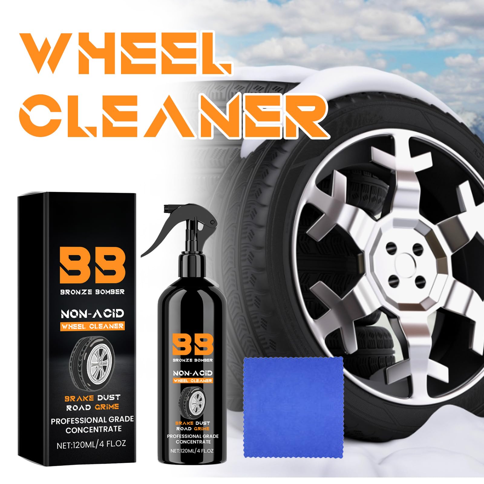 

Очищающий спрей для очистки и защиты шин, подходит для легковых автомобилей, грузовиков, мотоциклов, домов на колесах и т. д. 120 мл One Size