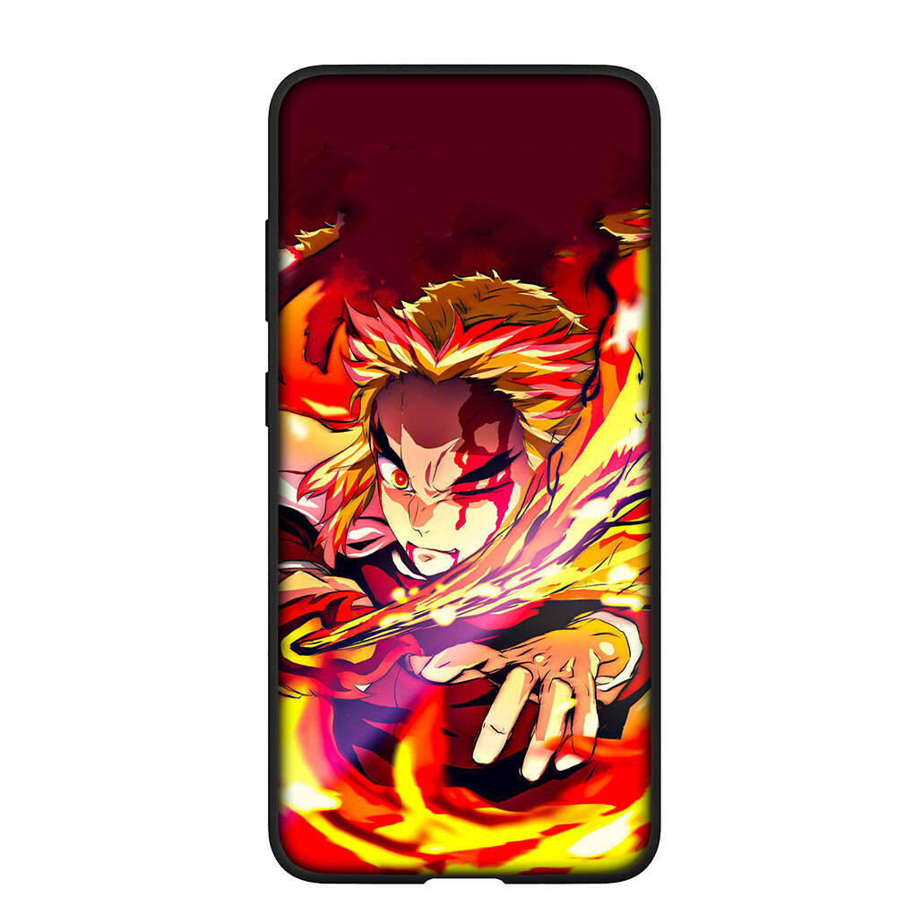 Phone Case for Samsung Galaxy S25 S23 S22 S24 Ultra FE S9 A05 A06 A15 A16 A36 A37 A35 A54 A55 A56 A57 A25 A26 A17 Demon Slayer Rengoku Kyoujurou Cover
