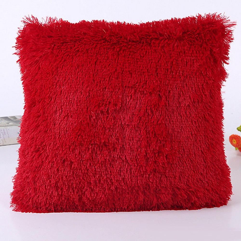 Breathable Soft Plush Throw Pillow Case Cushion Cover Home Room Office