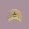 Cute cartoon embroidered baseball cap women's new versatile face cap men's sun hat tide