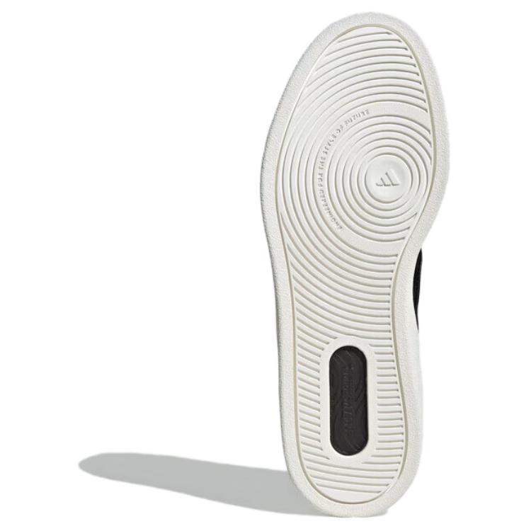 Adidas Labcourt Light Slip-On Comfortable Versatile Non-Slip Durable Low-Top Skate Shoes Unisex Sneaker Black Bright-White Light-Gold JP6215