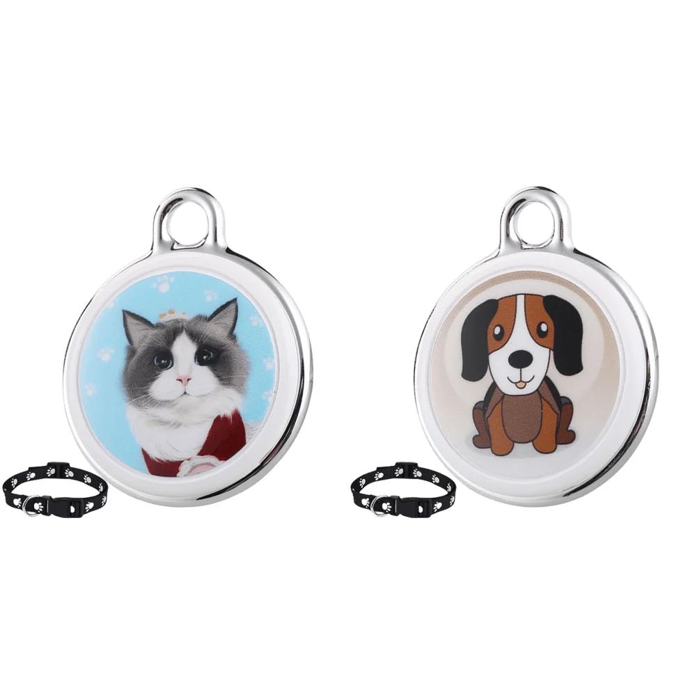 Evcil Hayvan Kaybolmaya Karşı GPS İzleyici Bluetooth Uyumlu Akıllı Giyilebilir Su Geçirmez Konum Belirleyici Gerçek Zamanlı İzleme Köpek Kedi Tasması Bulma Cihazı