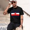 Retro Nationalflaggen Design Unisex T-Shirt Geboren in Jugoslawien Graphikdruck Sommer Freizeitkleidung Geschenk für Patrioten Fans Und Nostalg Col
