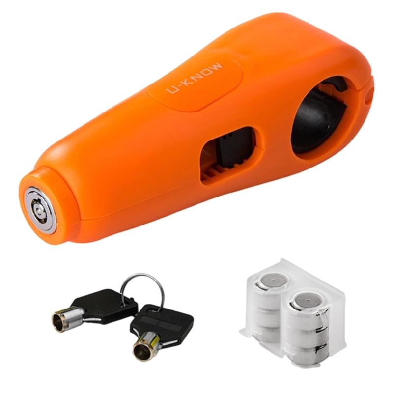 Motorcycles Lock, Anti Theft Grip-Lock,Security Locks for Throttle & Brake Handlebar,Lock Front Brake & Clutch