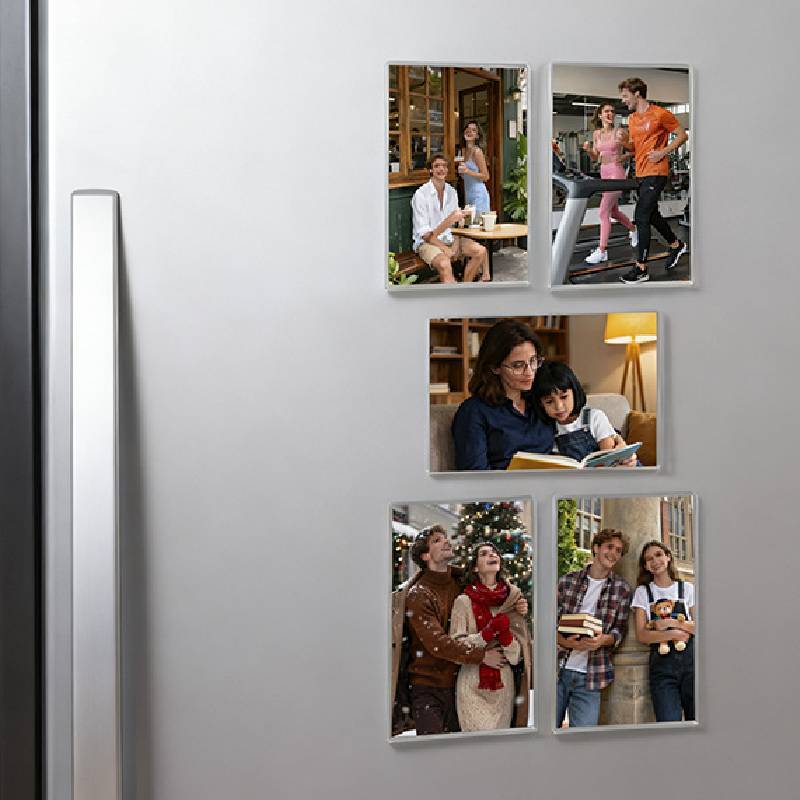 Transparent Acrylic Photo Frame Magnetic Magnet For Photo Wall Diy Home Decoration