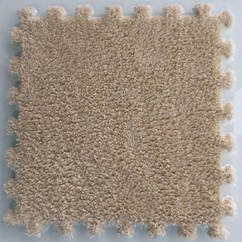 30*30 EVA Splicing Velvet Foam Pad Child Bedroom Treasure Crawling Mat