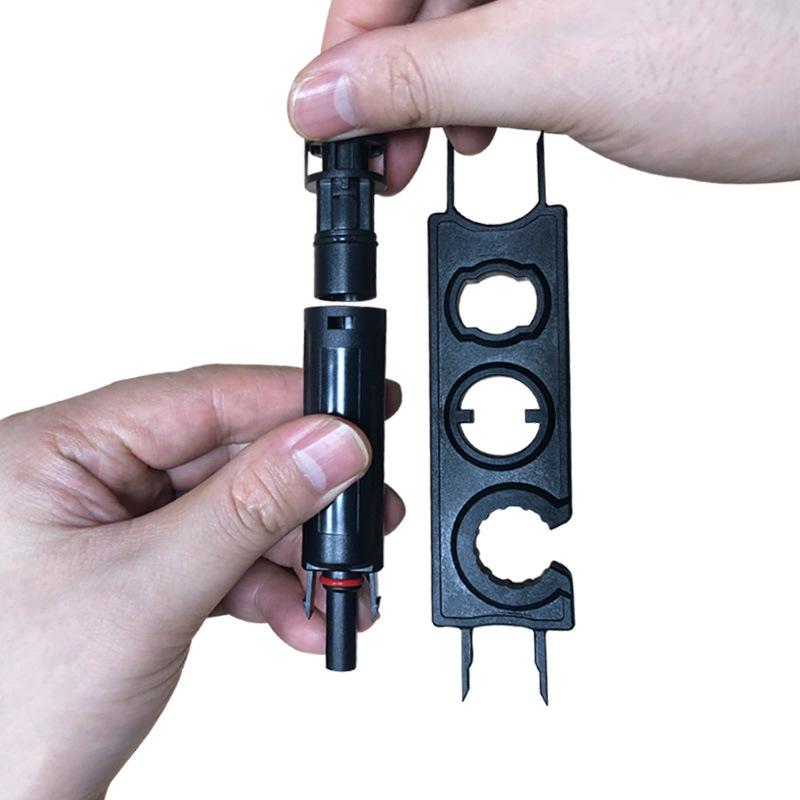 MC4 Photovoltaic Connector Multifunctional Wrench - EU Patented Sunny Twins for Disassembly and Assembly чёрный