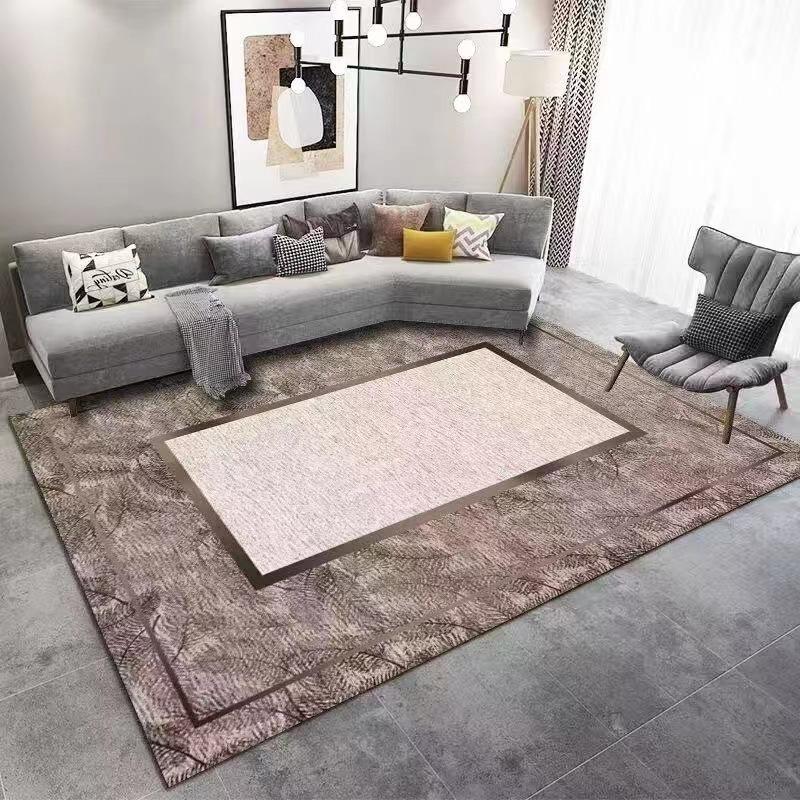 Living Room Carpet Dirt Resistant and Easy To Maintain Bedside Carpet Sofa Coffee Table Large Area Carpet