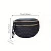 Ladies' Fashionable Mesh Lightweight Crossbody Bag with Multiple Zippers, Casual and Versatile Crossbody Single Shoulder Handbag