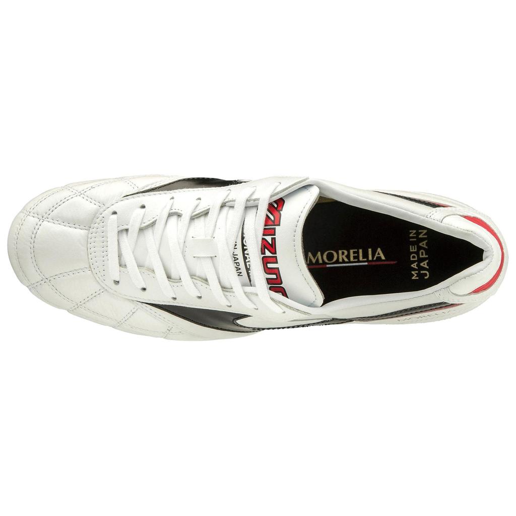 Mizuno Morelia 2 Japan White Black Men Sneakers Chinese-Red P1GA200209