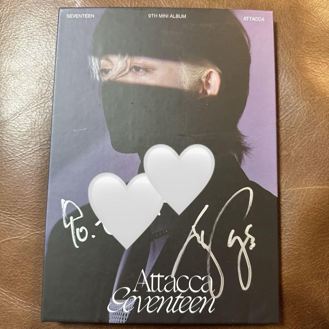 

[USED] SEVENTEEN S.Coups Signed Yonton Attacca