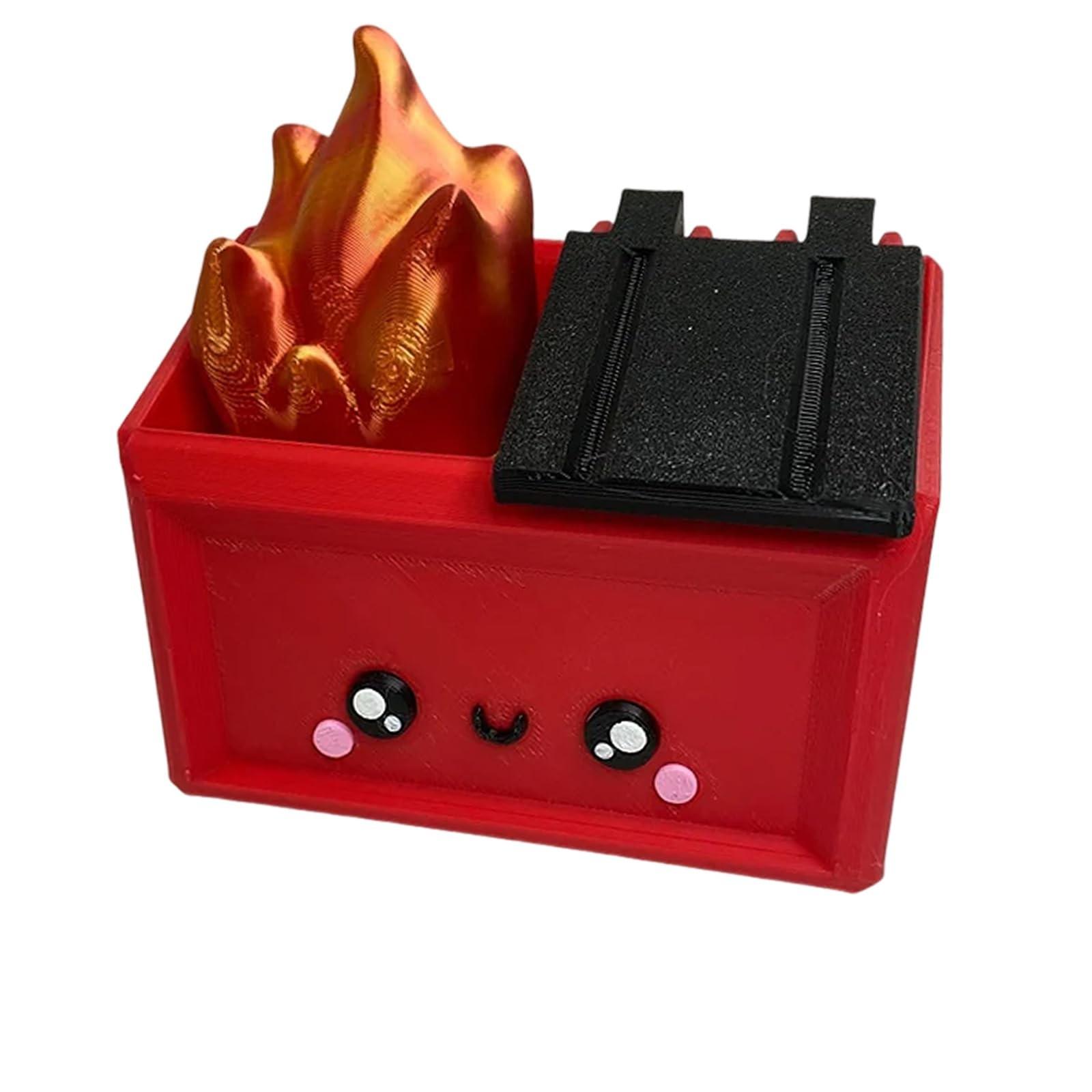 

Напечатанная на 3D-принтере фигурка для стола «Пожарный контейнер», забавные аксессуары для стола «Пожарный контейнер», держатель для ручки «Пожарный контейнер», подарки для семьи, друзей, коллег One Size